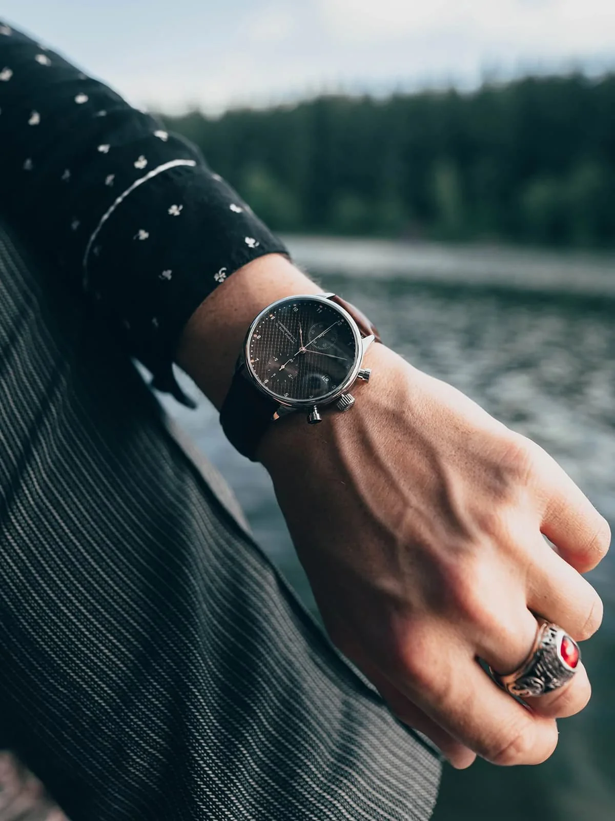 1814 Chronograph - Steel/Blue Turtle - obrazek 2