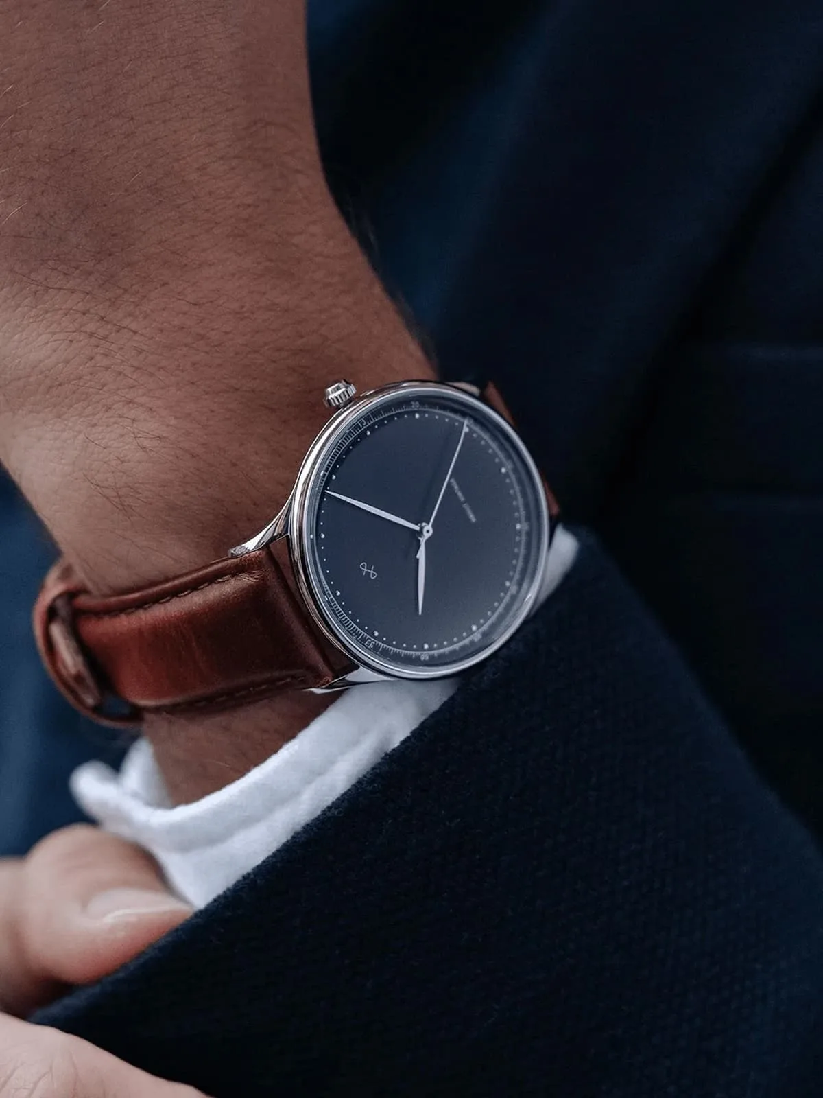 1820 Automatic - Steel/White - obrazek 2